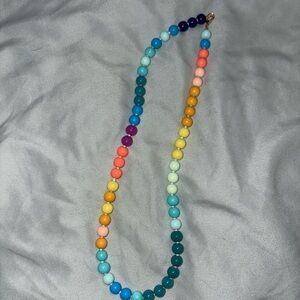 Anthropology inspired Colorful Beaded Necklace